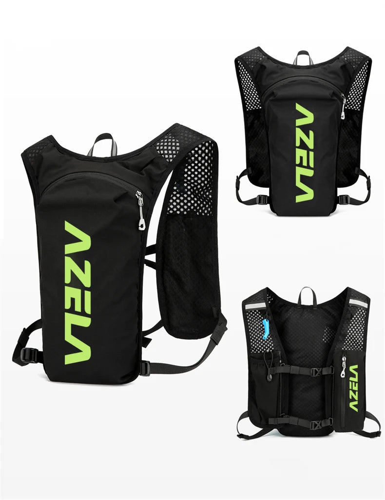 Outdoor Trail Running Ultralight Backpack Hydration Jogging Vest Men Breathable Marathon Bicycle Bag Water Bottle 250ML/1.5L