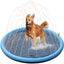 Splash Pad for Dogs Kids Outdoor Water Play Mat Sprinkler Toy Non-Slip Dog Pool Summer Backyard Fun Durable Pet Water Mat