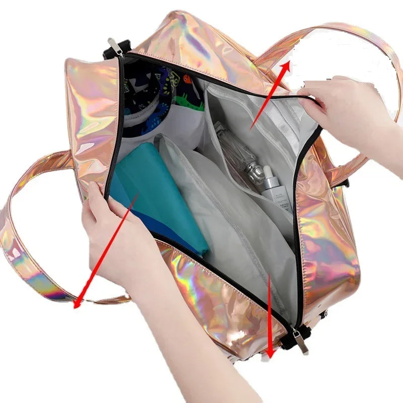 Swimming Bag Wet Dry Separation Large Capacity Storage Bags Fitness Beach Yoga Travel Waterproof Portable Handbag Shoulder Bag