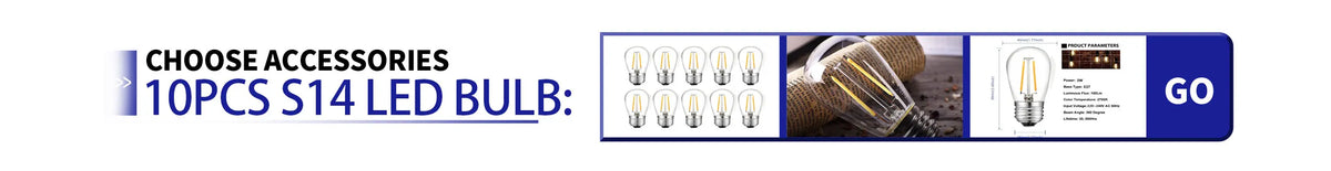 30m Outdoor Festoon LED Fairy Lights Warm White E27 S14 Retro filament Bulb Waterproof Christmas Lights Garland Decoration