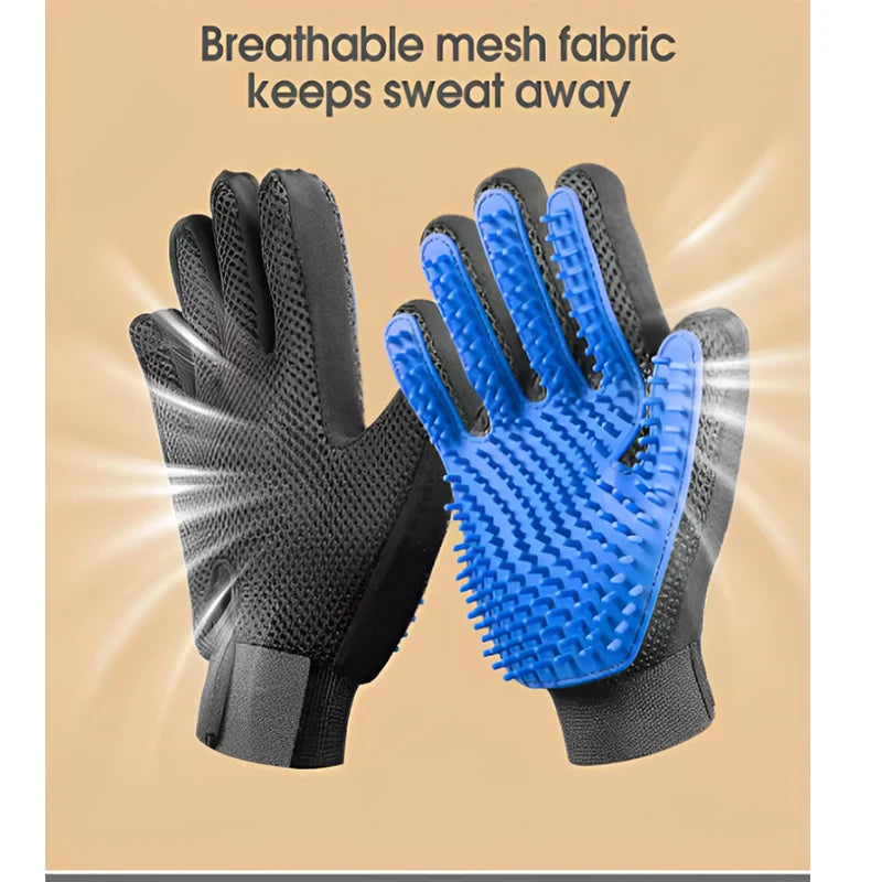 Glove Comb for Dog Cat - Hair remover |pet Massage Brush