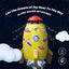 Rocket Sprinkler Toy – Rotating Flying Water Spray Launcher Outdoor Sprinkler Rocket Children's Water Play Tools