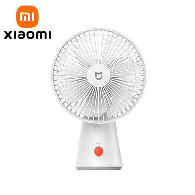 XIAOMI MIJIA Desktop Mobile Fan，Desktop Handheld Two In One，Universal Type-C Charging Port，18.5 - Hour Ultra - Long Battery Life