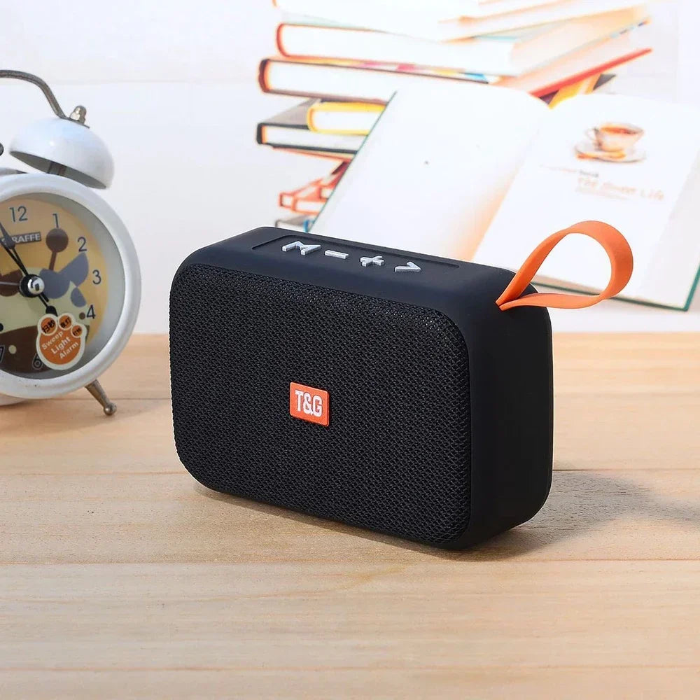T&G TG506 Speakers Portable Mini Bluetooth-compatible Speaker Wireless Soundbar Outdoor HIFI Subwoofer Support TF Card Radio Aux
