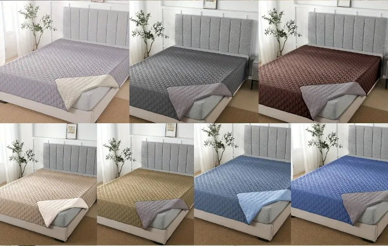 Double-Sided Waterproof Bed Cover