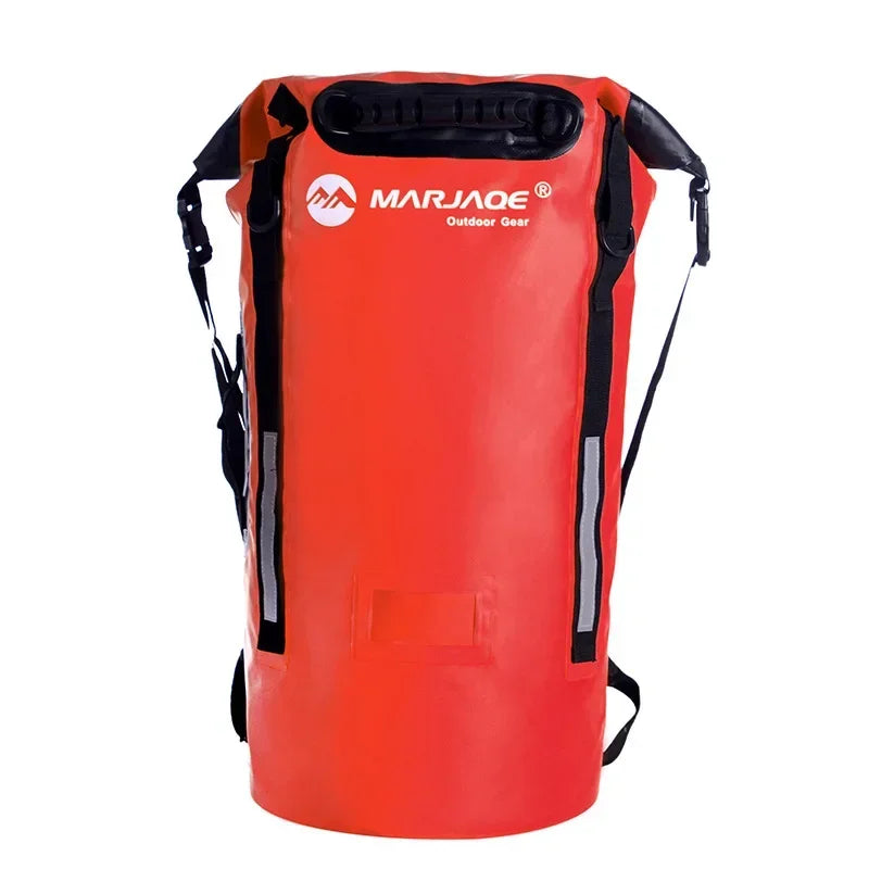 40L Waterproof Outdoor Backpack Dry Swimming Boating Rucksack Storage Pack Roll Top Rafting Kayaking Water Floating Sack