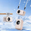 Eary Portable Clip On Fan Mini Handheld Fan with Lanyard 100 Speeds Wind 2000mAh Rechargeable 3-in-1 Hand/Desk/Neck Cooling Fans