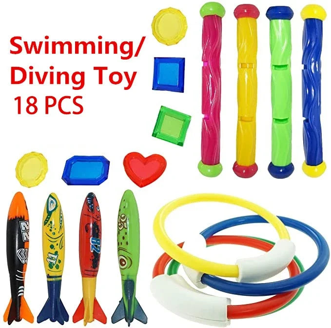 Diving Toys Children's Swimming Pool Treasure Hunt Water Diamond Breath Closure Training Water Suit Underwater Toys for Kid Gift