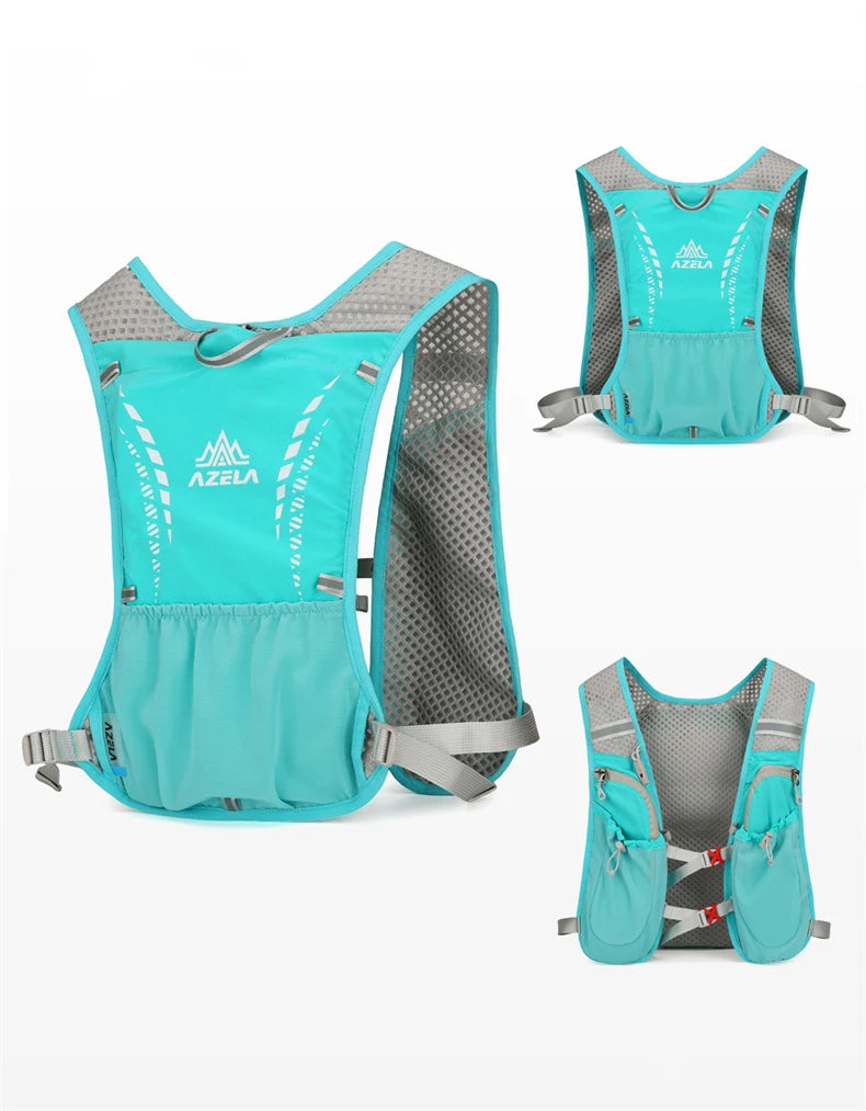 Outdoor Trail Running Backpack Ultralight Women Men Running Race Hydration Vest Marathon Bicycle Bag for Marathon Hiking Cycling