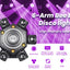 KEMAX Mini Beam 100W LED Mobile Head RGBW 6Arm Strobe Disco Party Light DMX DJ Accessories Nightclub Robot Stage Effect Light