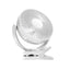 5inch/8inch Rechargeable Battery Operated Clip on Fan, USB & Type-C Charging, 4 Speeds Adjustable Portable Desktop Fan