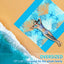 Beach Blanket Super Large 79 x 83 Inch Sandproof Waterproof Soft Comfortable Material Light Weight Portable for Beach Outdoor