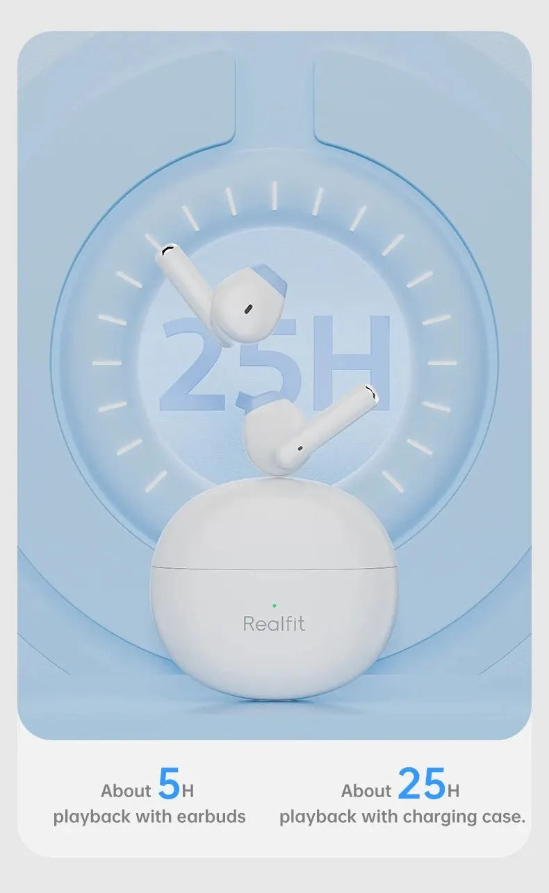 Realfit F2 Bluetooth Earphone Excellent HIFI Quality TWS Wireless Earbuds Wholesale for realme xiaomi