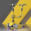 For 2-12 Years Children Cycling Kick Scooter With Seat And Pusher Flash Wheels Board Kid Music Pedal Scooters Adjustable Height