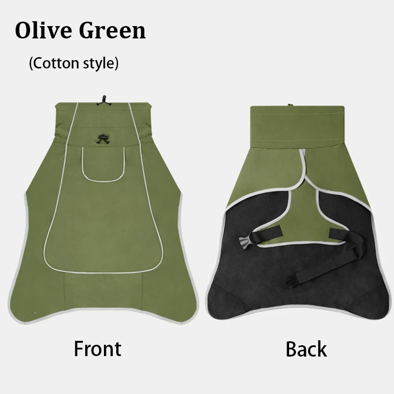 Large Dog Windbreaker Raincoat – Waterproof Outdoor Pet Stormcoat & Rain Gear