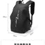 Helmet Backpack for Motorcycle Cycling Large Capacity Waterproof Helmet Storage Bag with Reflective Stripe Hiking Backpack