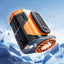 Waist-hanging Fan 100-level Adjustable Portable Waist-clip Outdoor Construction Site Cool Down USB Charging Mini Neck Fan