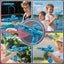 Electric Water Gun Outdoor Toys LED Light Sound Effects Flame Spray High Pressure High Speed Squirt Gun for Kids Adults Summer