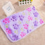 Soft Flannel Fleece Cat Dog Blanket Bed Mats Paw Foot Print Warm Pet Blanket Sleeping Beds Cover Mat For Dogs Cats Pets supplies