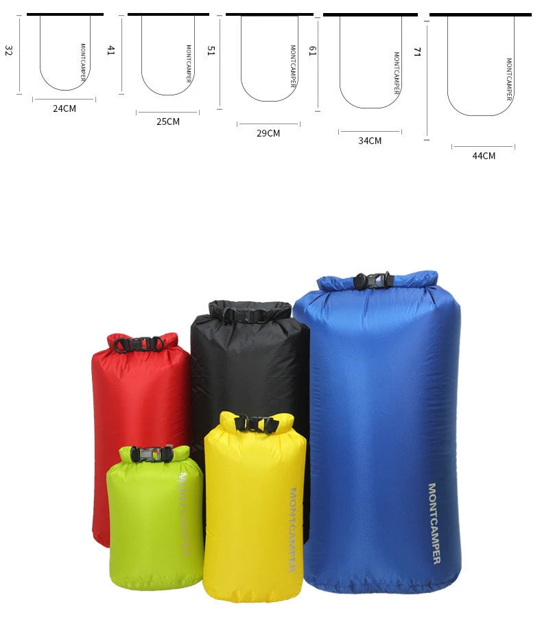 Dry Bag 30D Nylon Ultralight Drifting Swimming Debris Clothes Sleeping Bag Storage Bag Waterproof Swimming Camping Sport Bag