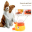 Interactive Dog Toy Durable Plastic Pet Food Feeder Puzzle Game Suitable for Cat Dog Duck Design Dog Snack Distribution Toy Pet