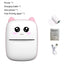 Portable Thermal Printer Mini Cat Print Photo Pocket Thermal Label Printer 58Mm Printing Wireless Bluetooth Android Ios Printers-ADS1402