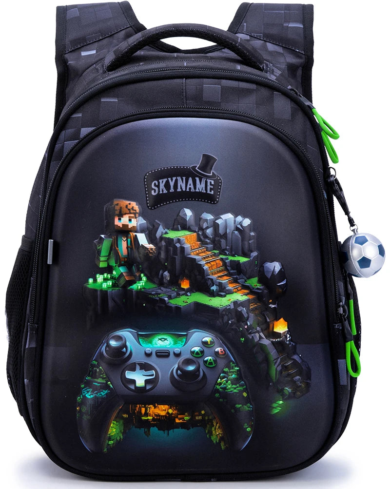 New Children School Backpack For Boys Cartoon Game Knapsack Boy Waterproof Backpacks Kids Satchels Space School Bags Primary
