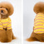 Jacket and Underwear Dog Clothes Autumn and Winter Clothes Small Medium Dog Fleece-lined Thickened Pet Vest Cotton Vest