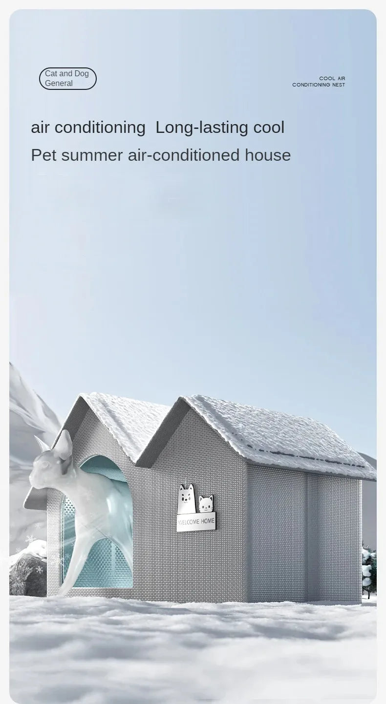 Cat Air Conditioning House Cat Litter Summer Cooling Summer Pets Four Seasons Ice House Small Dog Sleeping