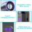 Foldable Handheld Small USB Charging Fan Portable Lashes Fan Eyelash Glue Dedicated Dryer for Women Lash Supplies Makeup Tools