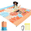 Beach Blanket Picnic Mat 210x200cm Waterproof Sandproof Portable Outdoor Sports Travel Hiking Camping Blanket