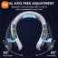 Xiaomi Portable Mini Hanging Neck Fan Digital Display Power Bladeless Fan Neckband Air Cooler USB Rechargeable Fan Cooling Tool