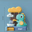 Children's Take A Shower Paddle Toys Cartoon Animals Dinosaurs Spin Water Spray Waterwheel Bath Toy Kids Delight Shower Toy Gift