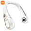 Xiaomi Neck Fan Digital Display Power Ventilator Leafless Neck Band Fan Portable Mini Air Cooler USB Rechargeable Fan