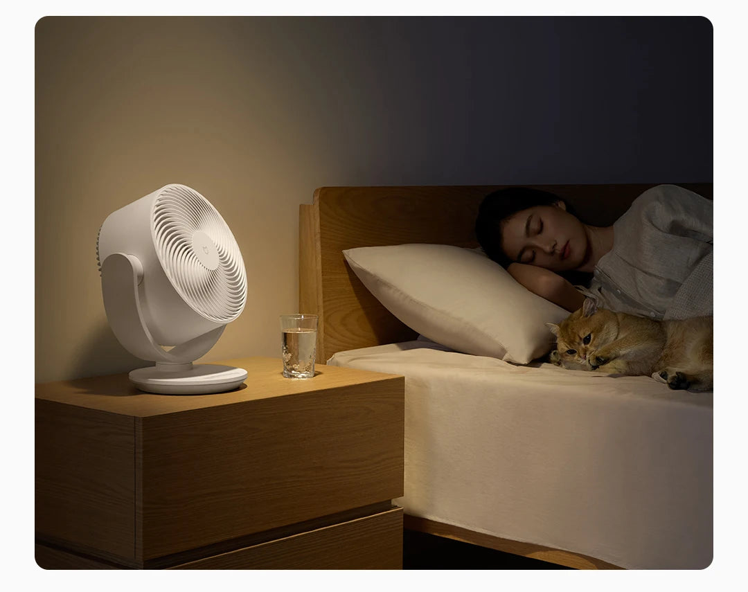 XIAOMI MIJIA DC Inverter Desktop Circulating Fan，Home Desktop Fans，Intelligent Three-dimensional Air Supply，Support MI HOME App