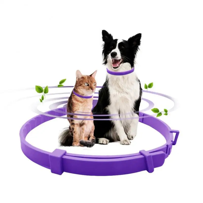 Pet Calm Collar Cat Dog Soothe Collar Adjustable Neck Strap Relieve Anxiety Remove Restlessness Protection Relax Pet Supplies