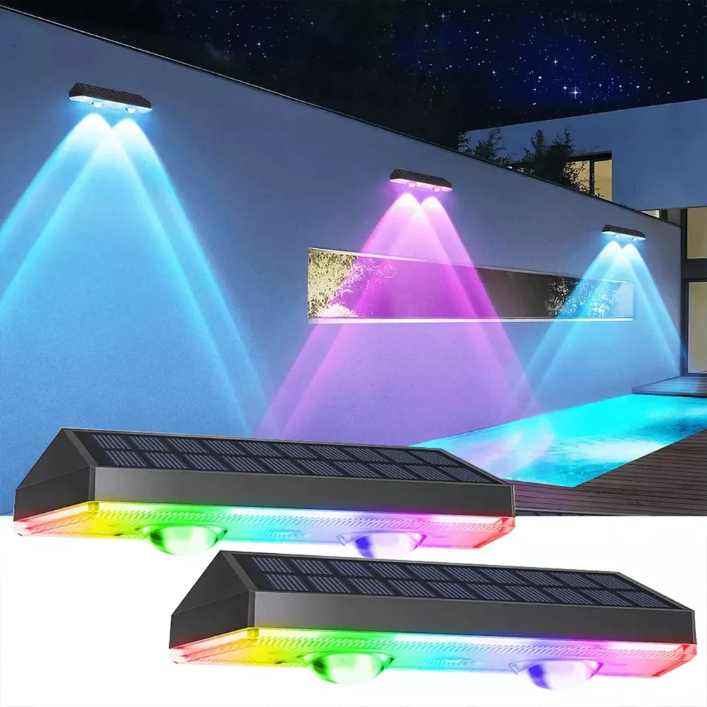 Solar Powered Wall Light For Driveways And Exterior Walls Solar Fence Light Solar Wall Light Outdoor