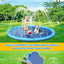 Splash Pad for Dogs Kids Outdoor Water Play Mat Sprinkler Toy Non-Slip Dog Pool Summer Backyard Fun Durable Pet Water Mat