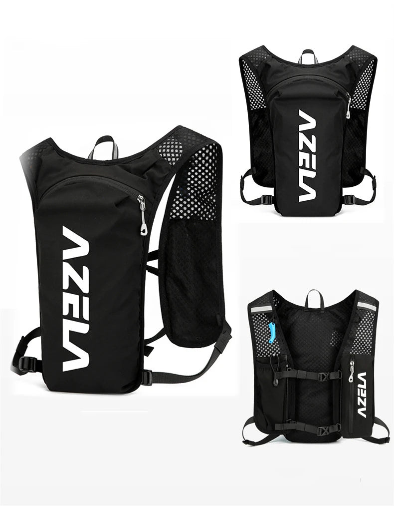 Outdoor Trail Running Ultralight Backpack Hydration Jogging Vest Men Breathable Marathon Bicycle Bag Water Bottle 250ML/1.5L