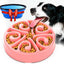 Pet Dog Slow Feeder Bowl Fun Non Slip Anti-Gulping Slower Food Feeding Dishes Eco Dog Bowl for Large Medium Small Dogs Puppy