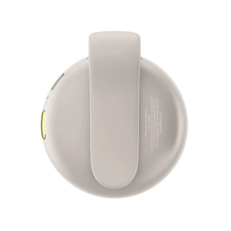 Small Clip Fan Portable Silent Mini Bladeless Electric Fan 3 Speeds Clip-on Usb Charging Fans For Shirt  Whirlwind Waist Clips