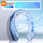 Xiaomi Portable Mini Hanging Neck Fan Digital Display Power Bladeless Fan Neckband Air Cooler USB Rechargeable Fan Cooling Tool