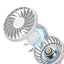VISSKO Portable Mini Clip Fan USB Rechargeable Hand Held Fan Small Pocket Fan 3Speeds 1000mAh Multifunctional fan Ourdoor Summer