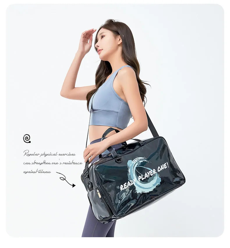 Swimming Bag Wet Dry Separation Large Capacity Storage Bags Fitness Beach Yoga Travel Waterproof Portable Handbag Shoulder Bag