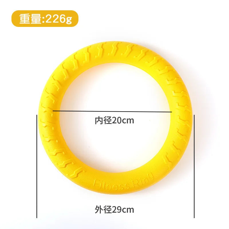 Hot-selling Dog Training Pet Ball Biting Pull Ring Pet Toy Frisbee EVA Foam Bite-resistant Dog Toy