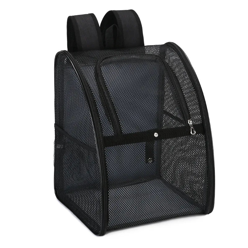 Mesh Breathable Double Shoulder Pet Backpack