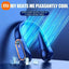 Xiaomi Neck Fan Digital Display Power Ventilator Leafless Neck Band Fan Portable Mini Air Cooler USB Rechargeable Fan