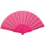 Portable Folding Fan Plain Plastic Cloth Hand Fan Chinese Elegant Fabric Hand Fan for Weddings Travel Party Dancing Cosplay
