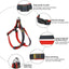 Dog Leash Harness Adjustable Collar Set Denim Pet Lead Vest for Small Medium Large Dogs Pet Cat Lead for Walking Training