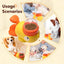 Dog Interactive Treat Dispenser Toy, Food Puzzle Slow Feeder, 2-in-1 Durable Cute Duck Shaped Design for Small Medium Dogs and Cats, Interactive IQ Training Reduces Bloating